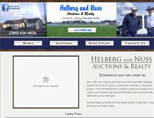 Tablet Screenshot of helbergnussauction.com